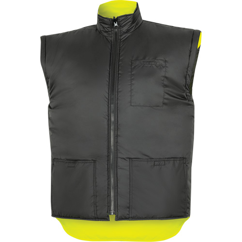 Parka de s&eacute;curit&eacute; d'hiver imperm&eacute;able 7-en-1 5057 Pioneer Yukon, Polyester, Noir/Jaune lime haute visibilit&eacute;, T-petit Mukwa Safety Services