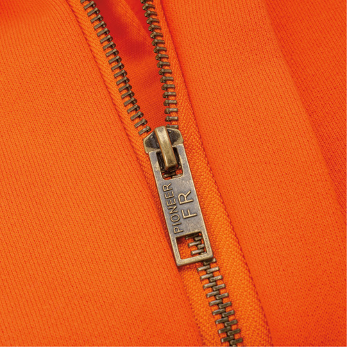 Heavyweight Safety Hoodie, Women's, X-Small, High Visibility Orange Mukwa Safety Services