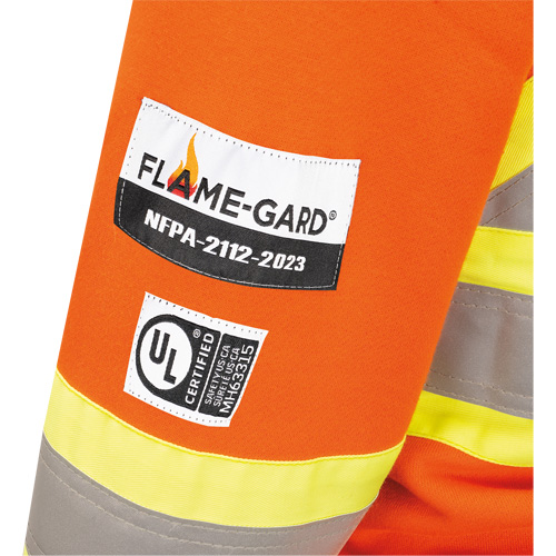 Heavyweight Safety Hoodie, Women's, X-Small, High Visibility Orange Mukwa Safety Services