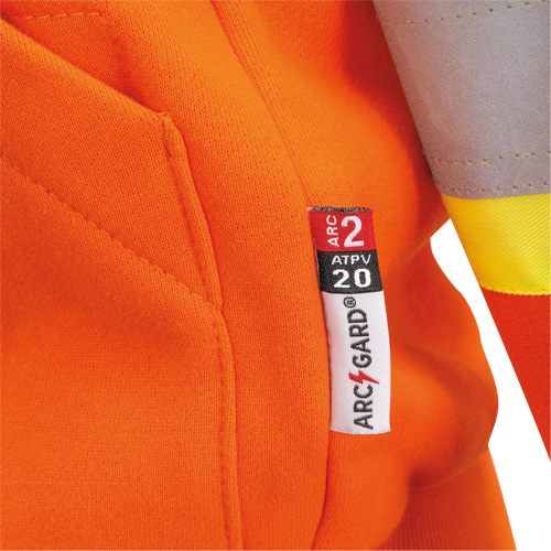 Heavyweight Safety Hoodie, Women's, X-Small, High Visibility Orange Mukwa Safety Services