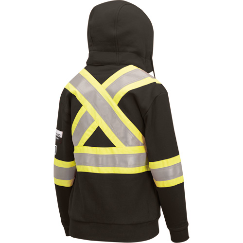 Heavyweight Safety Hoodie, Women's, X-Small, Black Mukwa Safety Services