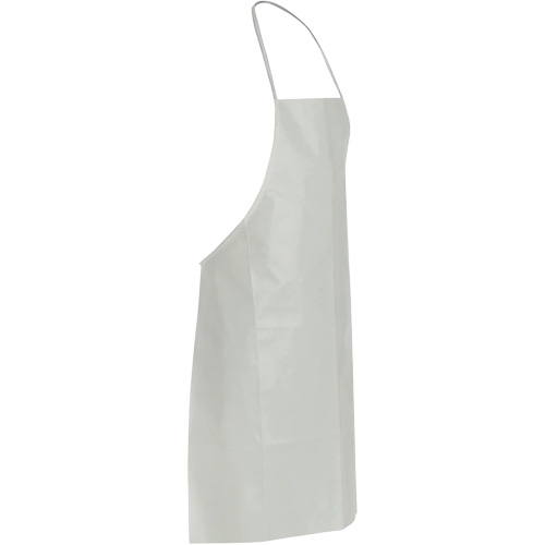 Bib Apron, ProShield&reg; 50, White, 28" W x 36" L Mukwa Safety Services