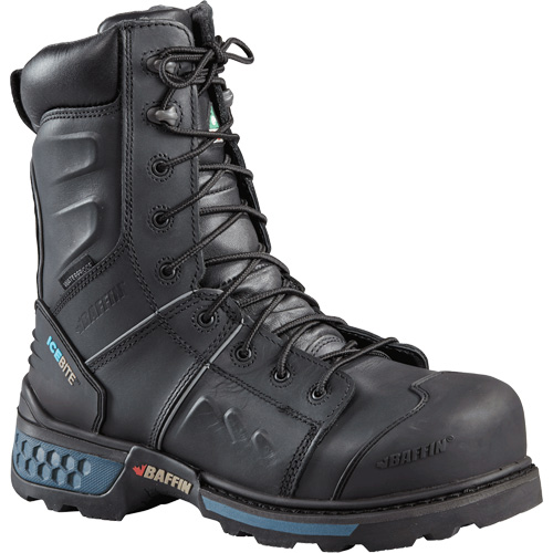 Ice Monster Men's Safety Boots, Leather, Puncture Resistant Sole, Size 9-1/2 Mukwa Safety Services