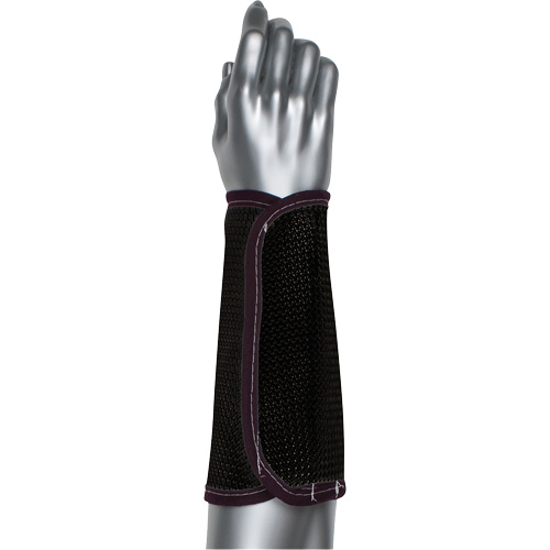 Manchette en maille de canne &agrave; double &eacute;paisseur Kut Gard, Nylon, 9", ASTM ANSI niveau A4, Noir Mukwa Safety Services
