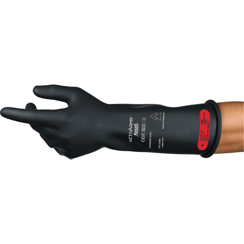 ActivArmr&reg; RIG R014BUL Ultra-Lightweight Electrical Insulated Gloves, ASTM Class 0, Size 8, 14" L Mukwa Safety Services