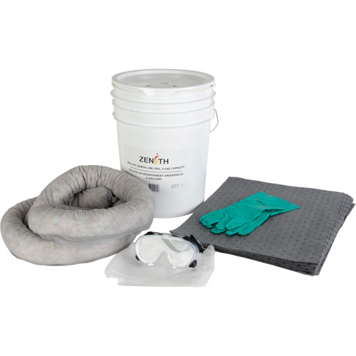 Truck Spill Kit, Universal, Pail, 5 US gal. Absorbancy Mukwa Safety Services