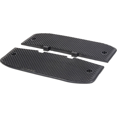 Embouts d'extr&eacute;mit&eacute;s pour bosse de d&eacute;c&eacute;l&eacute;ration, Caoutchouc, 3' lo x 20" la x 2" h Mukwa Safety Services