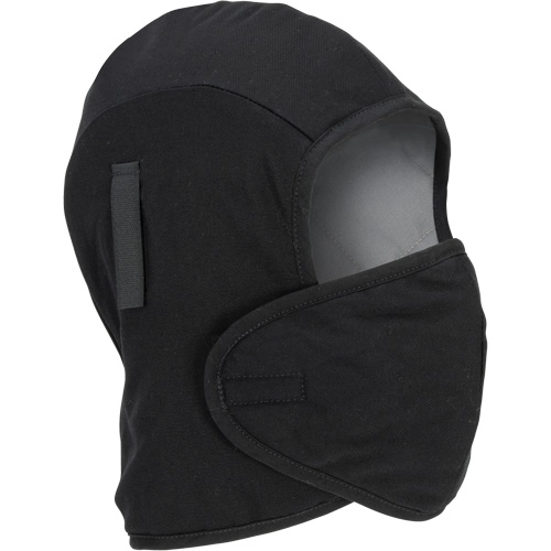 Doublure matelass&eacute;e ignifug&eacute;e Pioneer 766A pour casque de s&eacute;curit&eacute; avec embout buccal amovible, Noir/Gris, Coton/FR-Tech/Modacrylique/Nylon Mukwa Safety Services