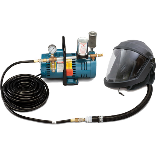 1-Worker DEFENDER Supplied Air Shield & Helmet System Mukwa Safety Services