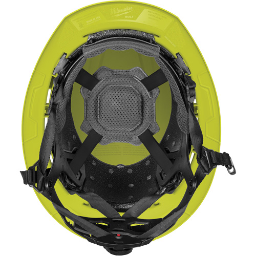BOLT Full Brim Safety Helmet, Meets CSA Type 2, Ratchet Suspension, Non-Vented Mukwa Safety Services