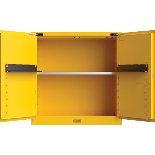 Armoire de s&eacute;curit&eacute; pour produits inflammables Utili-Guard+, 30 gal., 1 Porte(s), 43" La x 44" h x 22" p Mukwa Safety Services