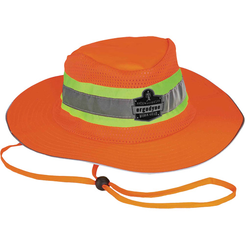 Chapeau de soleil de garde forestier GloWear 8935, grand/tr&egrave;s-grand, Orange haute visibilit&eacute;, Polyester Mukwa Safety Services