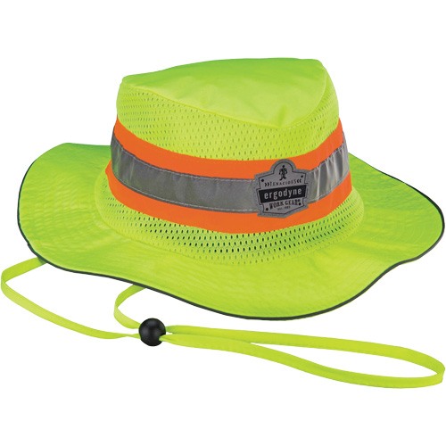 Chapeau de soleil de garde forestier GloWear 8935, grand/tr&egrave;s-grand, Jaune lime haute visibilit&eacute;, Polyester Mukwa Safety Services