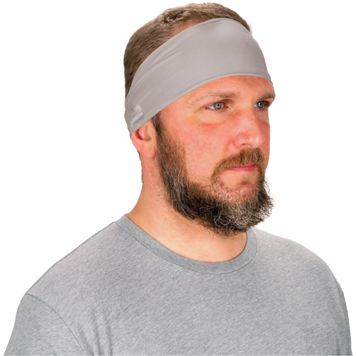 Bandeau de refroidissement en tricot haute performance Chill-Its 6634, Gris Mukwa Safety Services