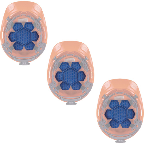 Coussin sup&eacute;rieur de refroidissement pour casque de s&eacute;curit&eacute; Chill-Its 6612 &agrave; &eacute;vacuation de lhumidit&eacute; Mukwa Safety Services