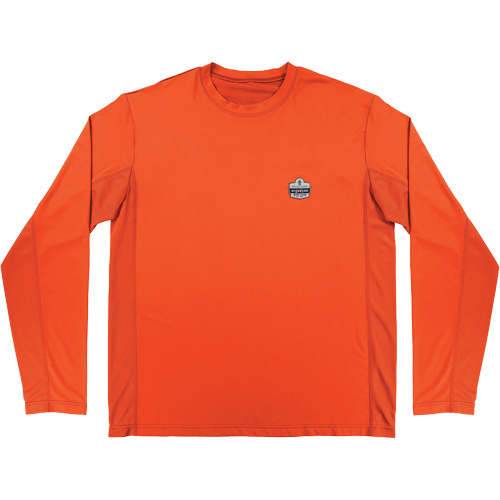 Chemise de refroidissement &agrave; manches longues avec protection solaire et UV Chill-Its 6689, Orange, Petit Mukwa Safety Services