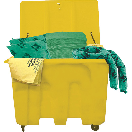 SPC&reg; HazWik&reg; Chemical Truck Spill Kits, Hazmat, Bin, 160 US gal. Absorbancy Mukwa Safety Services