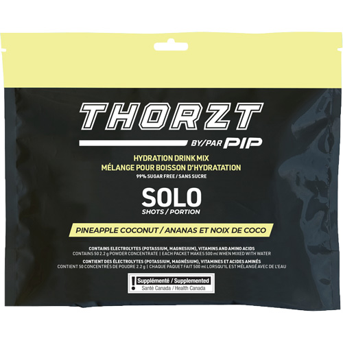 THORZT Sugar-Free Solo Shot Hydration Drink Mix, Single Serve, Pineapple-Coconut Mukwa Safety Services