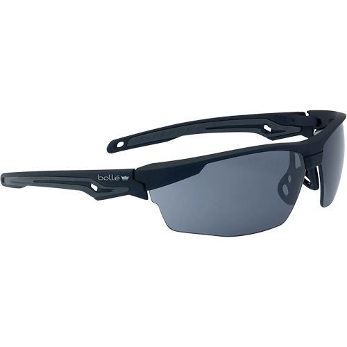 Tryon BSSI Ballistic Safety Glasses, Smoke/Grey Lens, Anti-Fog/Anti-Scratch, ANSI Z87+ Mukwa Safety Services