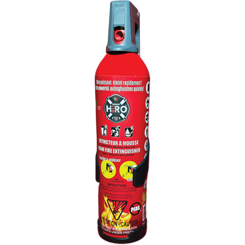 Extincteur Hero 911 sans PFAS, ACK, Capacit&eacute; 750 ml Mukwa Safety Services
