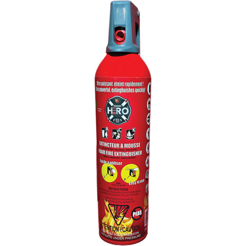 Extincteur Hero 911 sans PFAS, ACK, Capacit&eacute; 750 ml Mukwa Safety Services