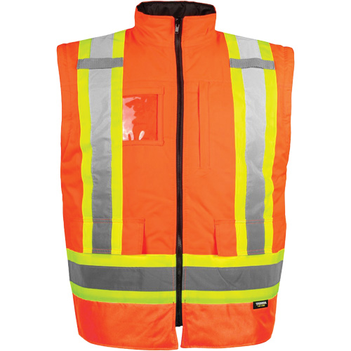 Manteau haute visibilit&eacute; 7-en-1, Polyester, Orange haute visibilit&eacute;, 3T-Grand Mukwa Safety Services