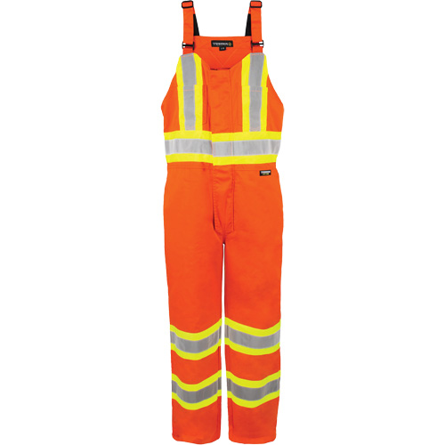 Salopette non doubl&eacute;e haute visibilit&eacute;, T-Grand, Orange haute visibilit&eacute; Mukwa Safety Services