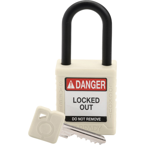 Cadenas de s&eacute;curit&eacute; Velocity, Cadenas de s&eacute;curit&eacute;, Cl&eacute;s diff&eacute;rentes, Nylon, Largeur de 1-1/2" Mukwa Safety Services