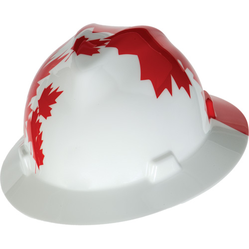 Canadian Freedom Series V-Gard Slotted Protective Cap, Ratchet Suspension, Non-Vented Mukwa Safety Services