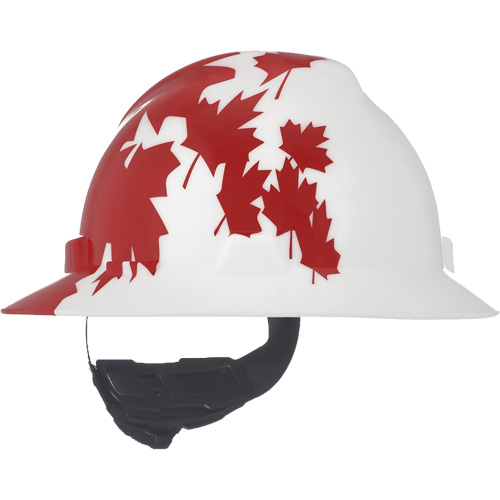 Canadian Freedom Series V-Gard Slotted Protective Cap, Ratchet Suspension, Non-Vented Mukwa Safety Services