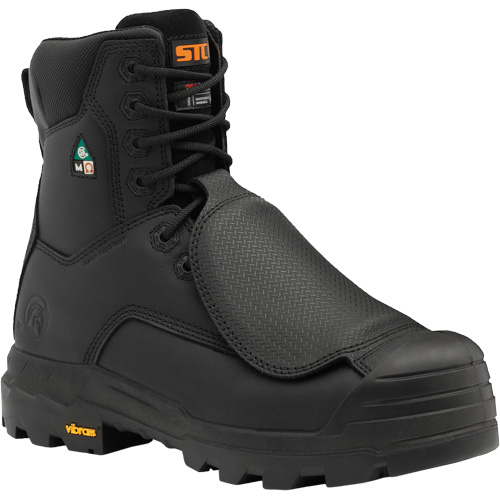 Vulcan Work Boots with External Metguard, Leather, Size 8, Impermeable Mukwa Safety Services