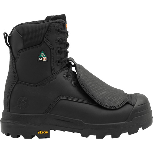 Vulcan Work Boots with External Metguard, Leather, Size 8, Impermeable Mukwa Safety Services