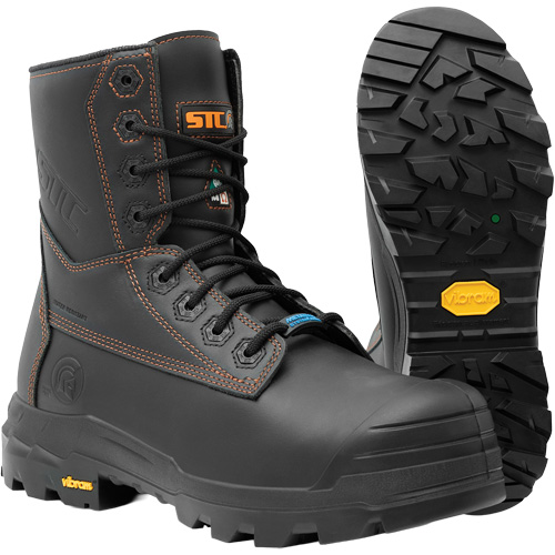 Metpro Flex Work Boots with Metguard, Leather, Size 7, Impermeable Mukwa Safety Services
