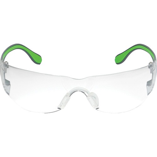Lunettes de s&eacute;curit&eacute; gris/vert Adapt Lite, Lentille Transparent, Antibu&eacute;e/Anti-&eacute;gratignures, ANSI Z87+/R&eacute;pond ou surpasse la norme CSA Z94.3 Mukwa Safety Services