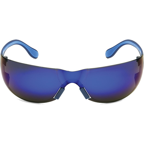 Adapt Lite Safety Glasses, Blue Mirror Lens, Anti-Fog/Anti-Scratch, ANSI Z87+/Meets/Exceeds CSA Z94.3 Mukwa Safety Services