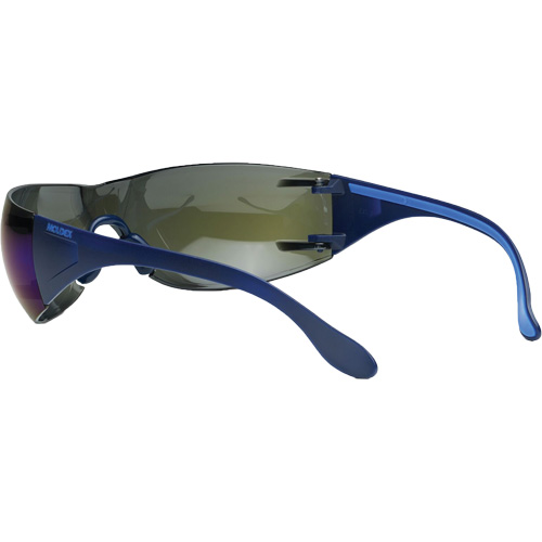 Adapt Lite Safety Glasses, Blue Mirror Lens, Anti-Fog/Anti-Scratch, ANSI Z87+/Meets/Exceeds CSA Z94.3 Mukwa Safety Services