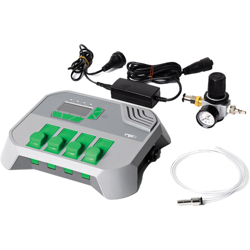 Moniteur de gaz GX4 avec cartouche CO de 5 ppm et ensemble d'adaptateur d'alimentation Mukwa Safety Services