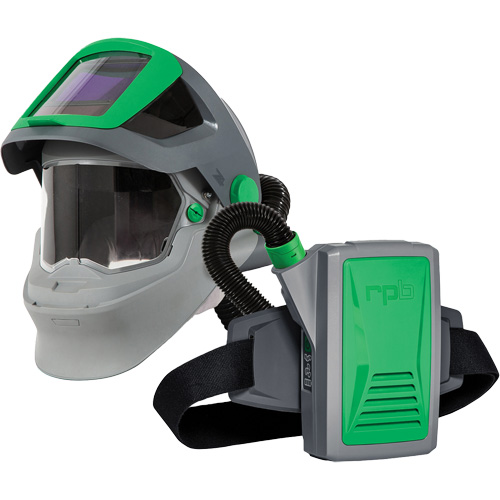 Respirateur de soudage Z4 avec joint de menton FR et APR motoris&eacute; PX5, Respirateur &agrave; masque/Masque de soudage Mukwa Safety Services