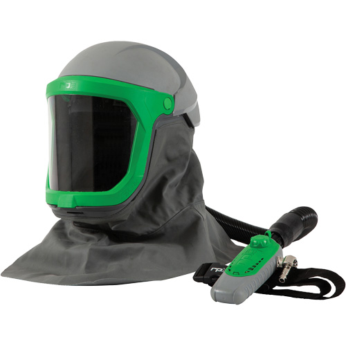 Respirateur Z-Link avec lentille de s&eacute;curitaire, cape &agrave; l'&eacute;paule FR, tube de respiration & C40, Respirateur &agrave; masque/Masque de soudage Mukwa Safety Services