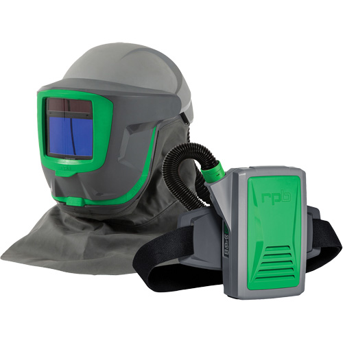Z-Link+ syst&egrave;me APR motoris&eacute; avec cape &agrave; l'&eacute;paule & visi&egrave;re, Respirateur &agrave; masque/Masque de soudage Mukwa Safety Services