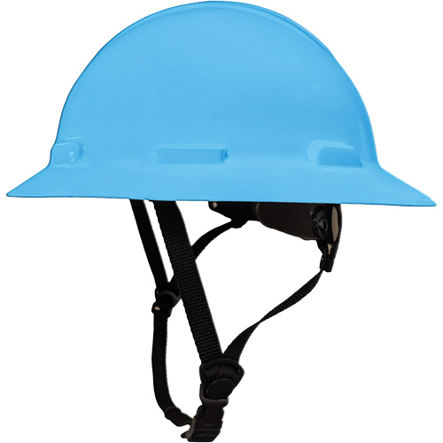 LIDGUARD&reg; Full Brim Hardhat with Chinstrap, Meets CSA Type 1, Ratchet Suspension, Vented Mukwa Safety Services