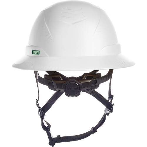 V-Gard H2&reg; Full Brim Safety Helmet, Ratchet Suspension, Non-Vented Mukwa Safety Services