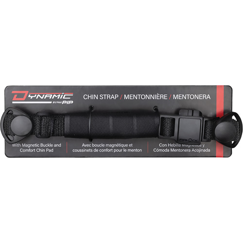 Dyna-Clic 4-Point Chin Strap with Magnetic Clip and Chin Pad Mukwa Safety Services