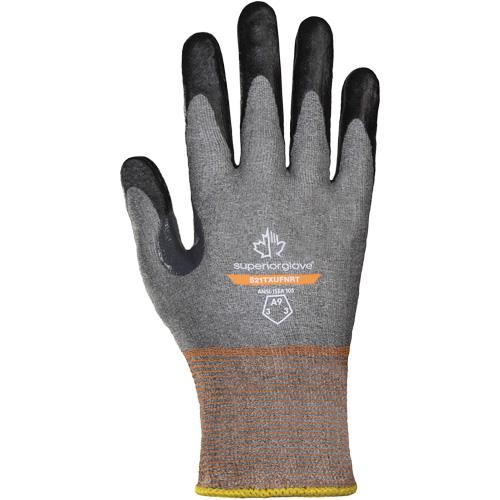 Gants ultra-minces Dexterity Pro S21TXUFNRT, Taille 5, Calibre 21, Rev&ecirc;tement Mousse de nitrile, Enveloppe en Nylon/TenActiv, ASTM ANSI niveau A9 Mukwa Safety Services