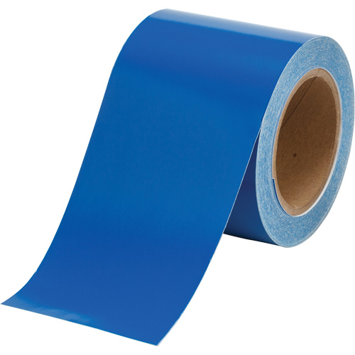 Pipe Marker Tape, 90', Blue Mukwa Safety Services