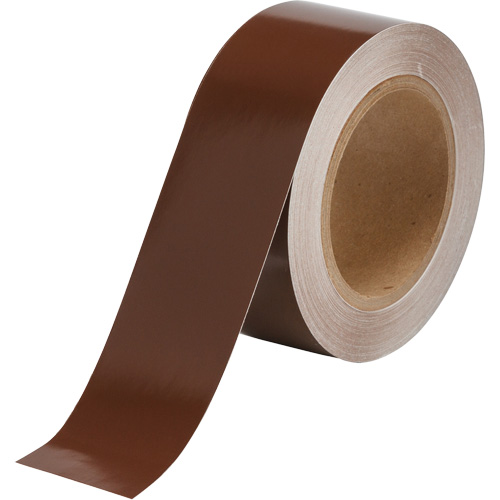 Pipe Marker Tape, 90', Brown Mukwa Safety Services