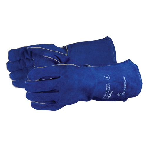 Gants de soudage, Cuir de vache refendu, Taille Taille unique Mukwa Safety Services