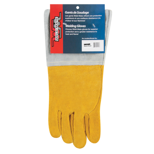 Superior Fit TIG Welding Gloves, Split Deerskin, Size Medium Mukwa Safety Services