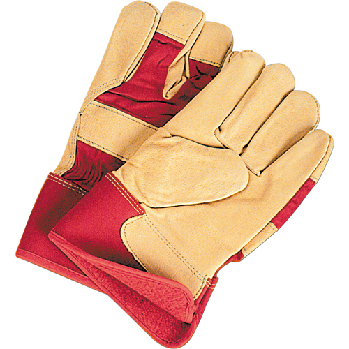 Gants d'ajusteur doubl&eacute;s pour l'hiver &agrave; chaleur sup&eacute;rieure, Grand, Paume en Cuir fleur de porc, Doublure en Thinsulate Mukwa Safety Services