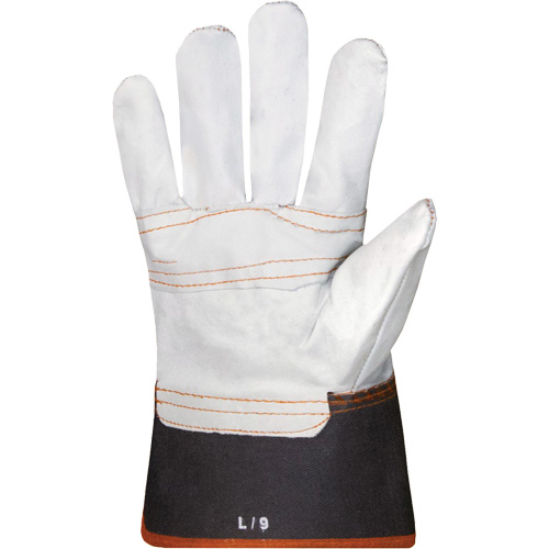 Endura&reg; Sweat-Absorbing Gloves, X-Large, Grain Cowhide Palm, Cotton Inner Lining Mukwa Safety Services